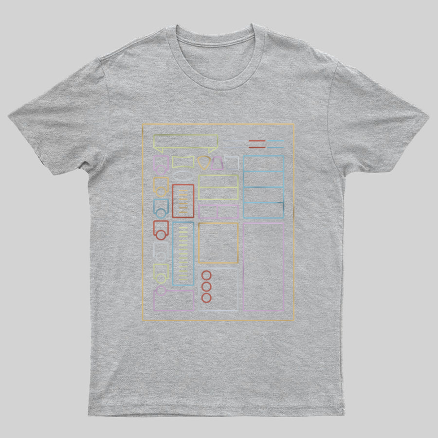 Character Sheet Dnd Geeky T-Shirt