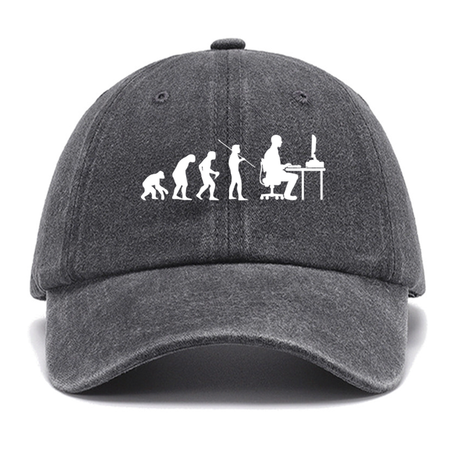 Computer Worker Evolution Hat, programmer Cotton Hat