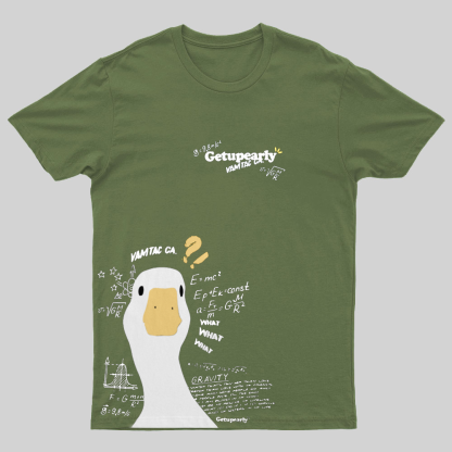 Get Up Early ！Duck Funny Geeky T-Shirt