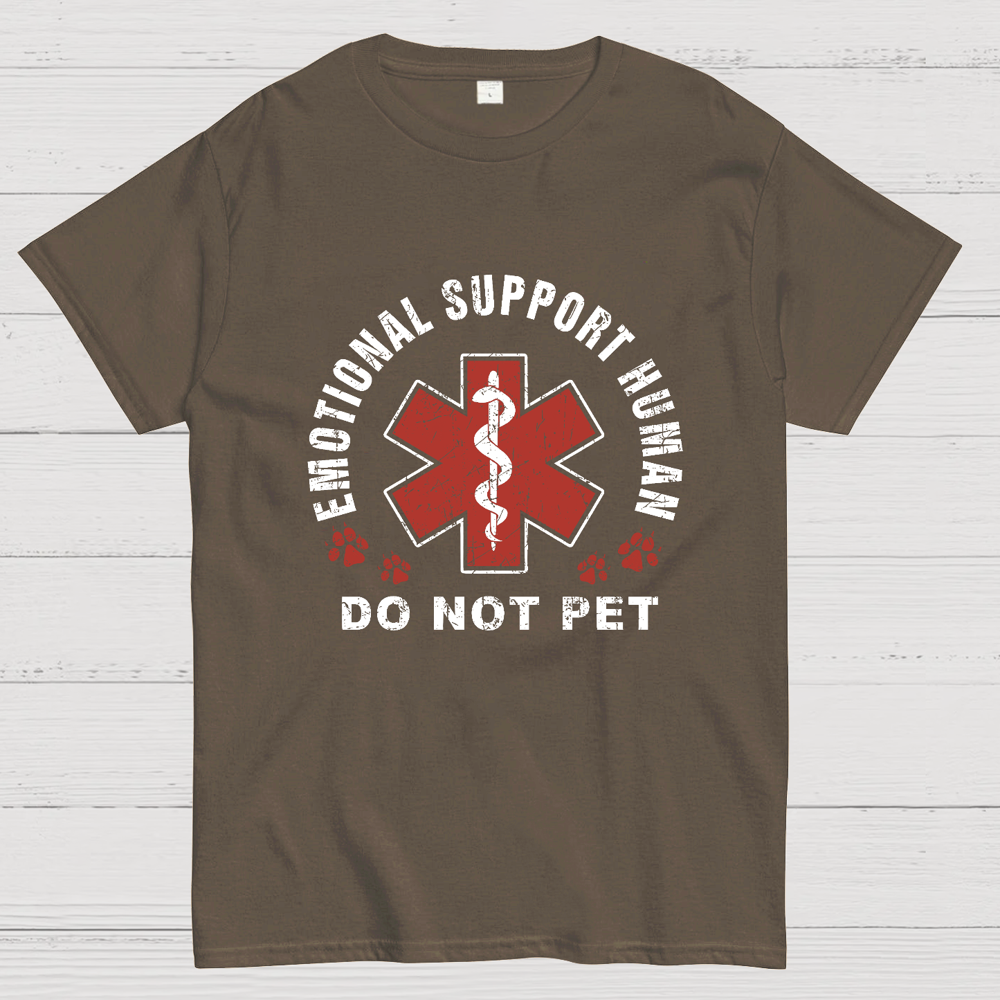 Emotional Support Human Geeky T-Shirt