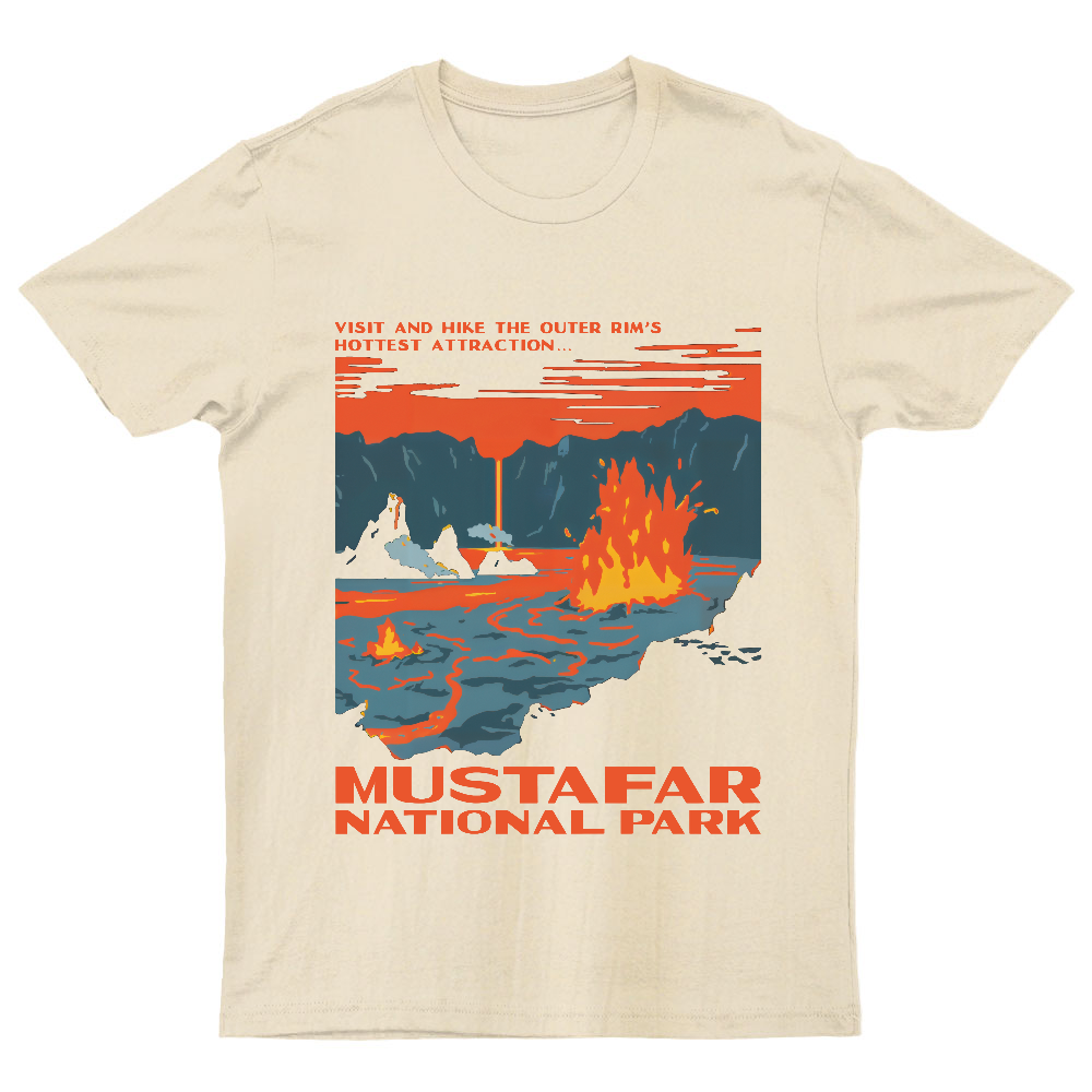 Mustafar National Park Nerdy T-Shirt