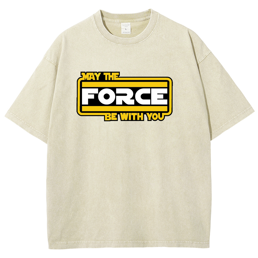 May The Force Be With You Vintage Distressed T-shirt