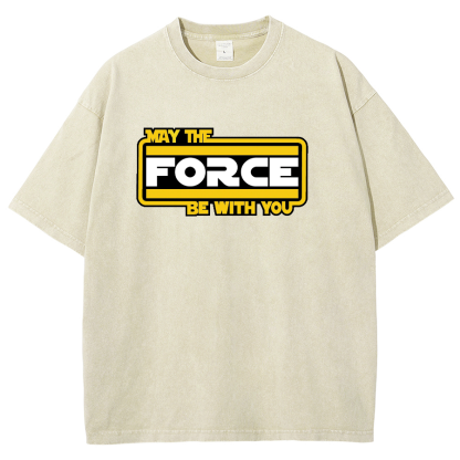May The Force Be With You Vintage Distressed T-shirt