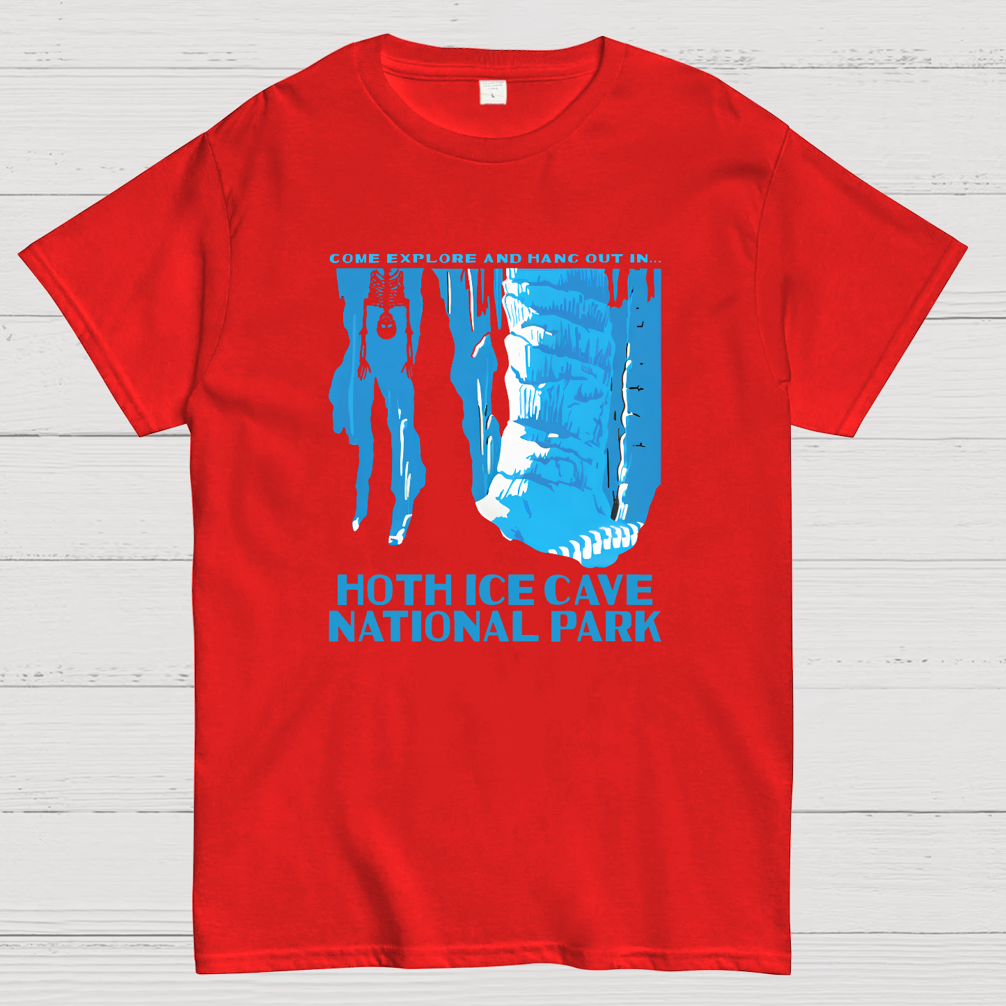 Hoth Ice Cave National Park Geeky T-Shirt