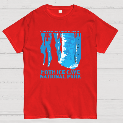Hoth Ice Cave National Park Geeky T-Shirt