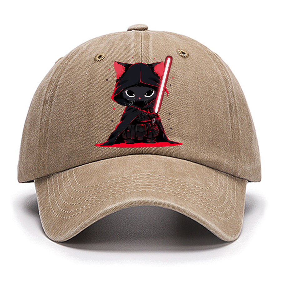 Cat Vader Embrace the Feline Dark Side! Cotton Hat