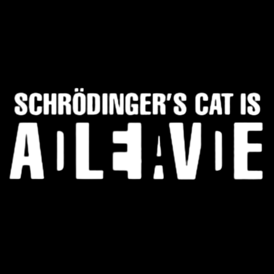Schrödinger's Cat Adleiavde Geek Science T-Shirt