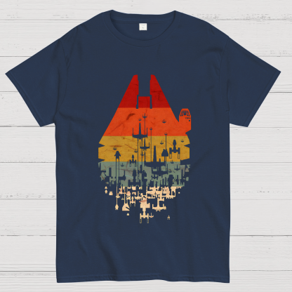 Retro Battleship Geeky T-Shirt