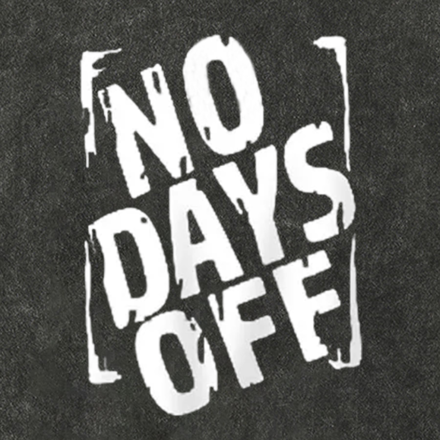 No Days Off Funny Cotton Hat