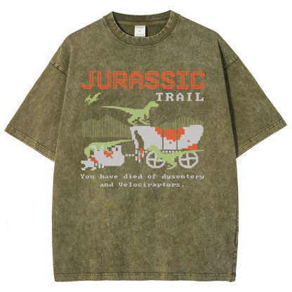 Jurassic Trail Vintage Distressed T-shirt