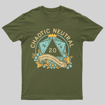 Chaotic Neutral Geeky T-Shirt
