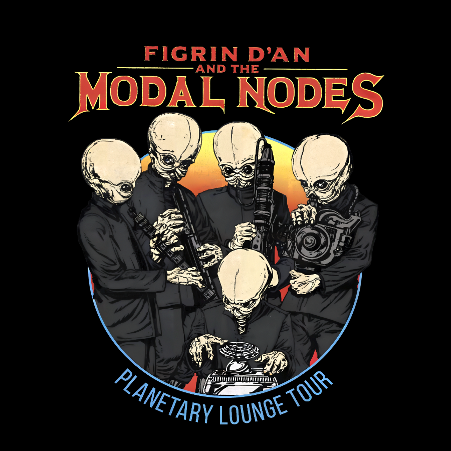 Star Wars Cantina Band Planetary Lounge Tour Geeky T-Shirt