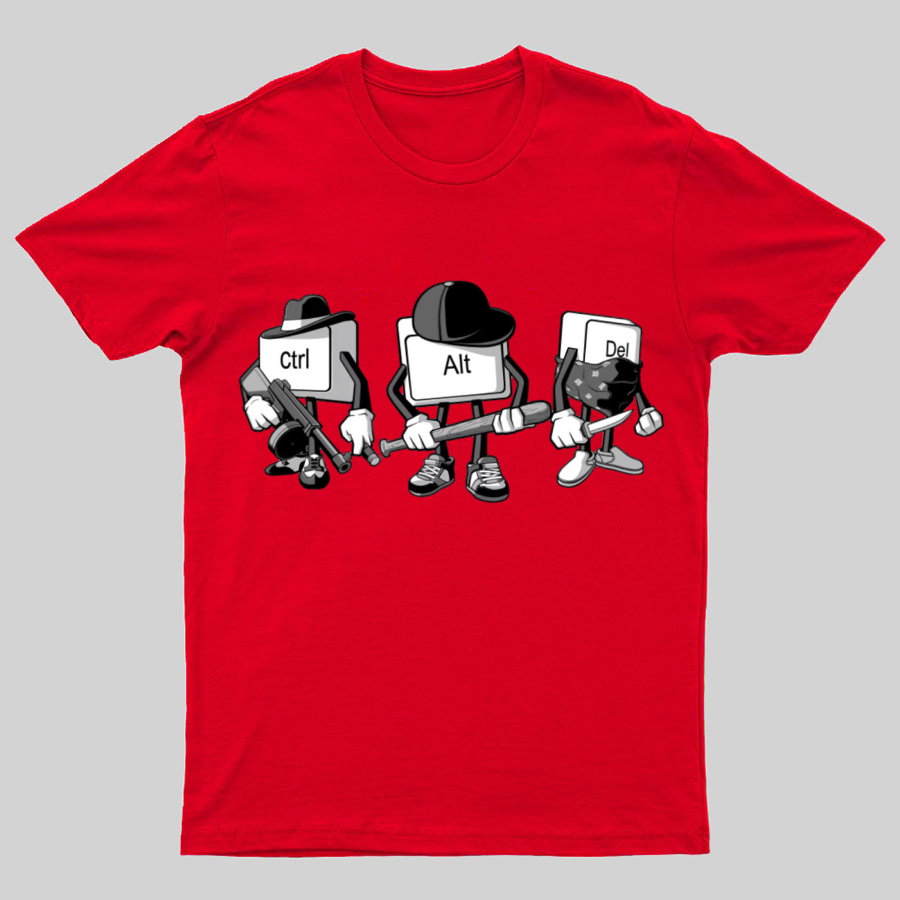 Computer Mafia Funny IT Geeky T-Shirt