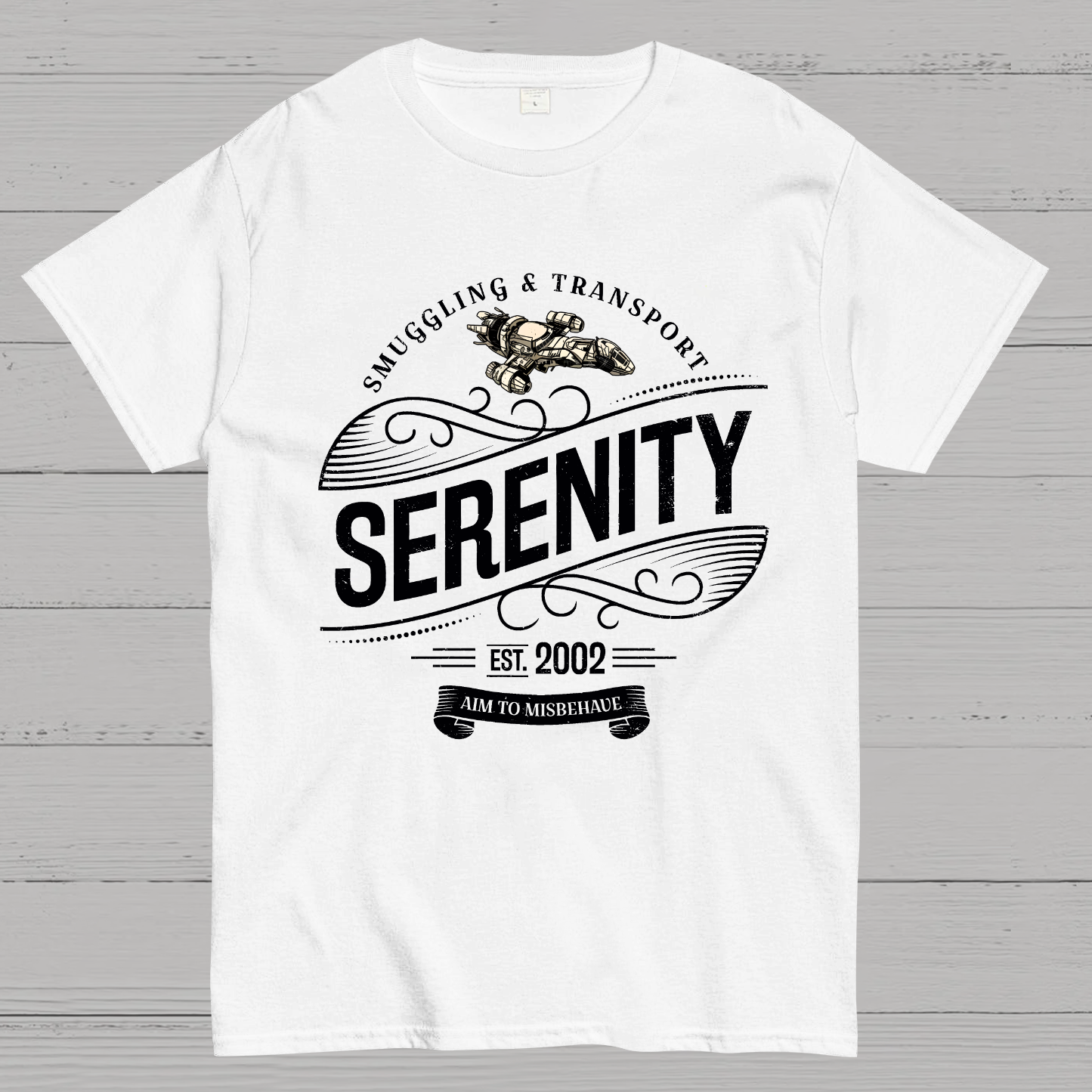 Serenity Smuggling and Transport Nerdy T-Shirt