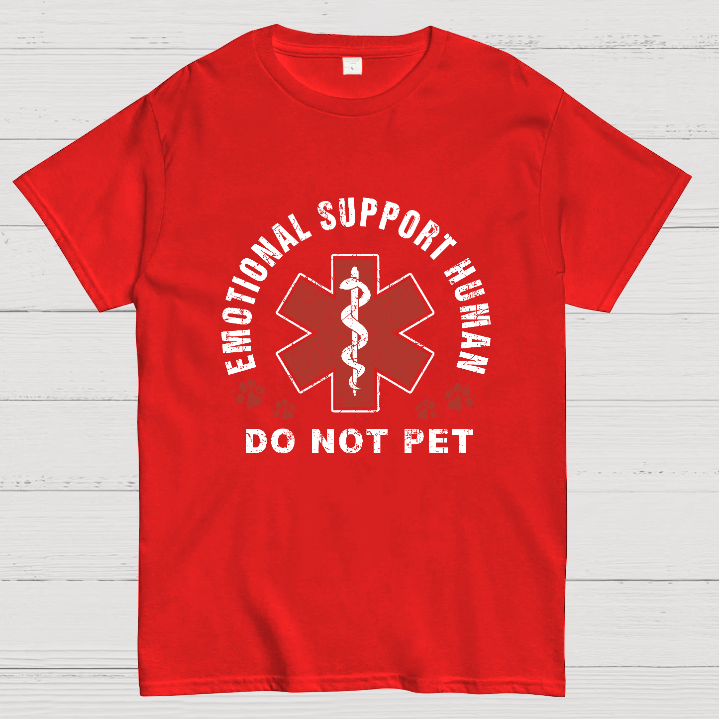 Emotional Support Human Geeky T-Shirt