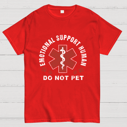 Emotional Support Human Geeky T-Shirt