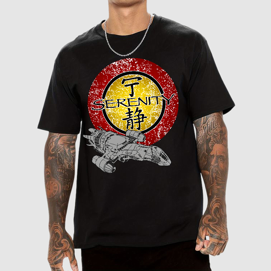 Firefly Serenity Spacecraft Geek T-Shirt