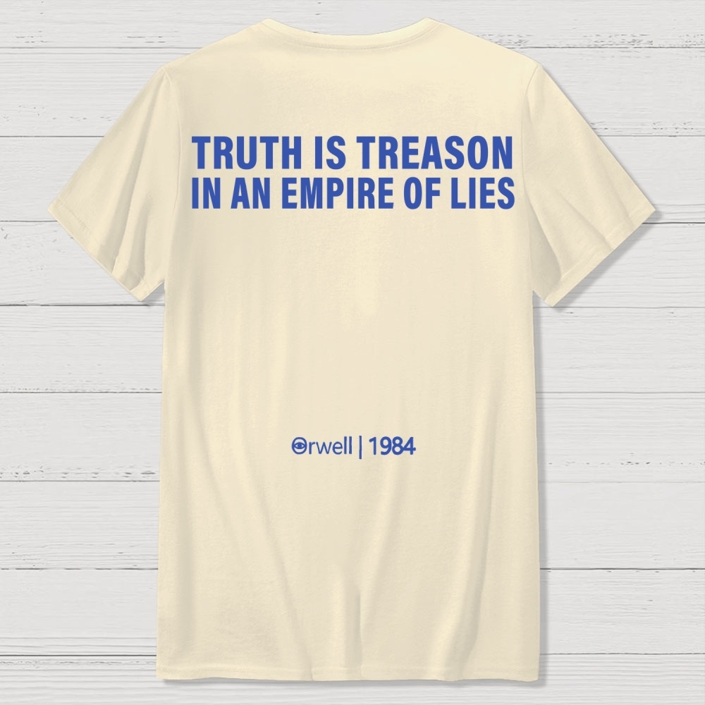 1984 Orwell Front And Back Printing Geek T-Shirt
