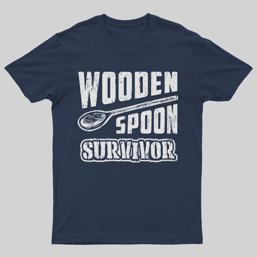 Wooden Spoon Survivor Geeky T-Shirt