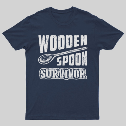 Wooden Spoon Survivor Geeky T-Shirt