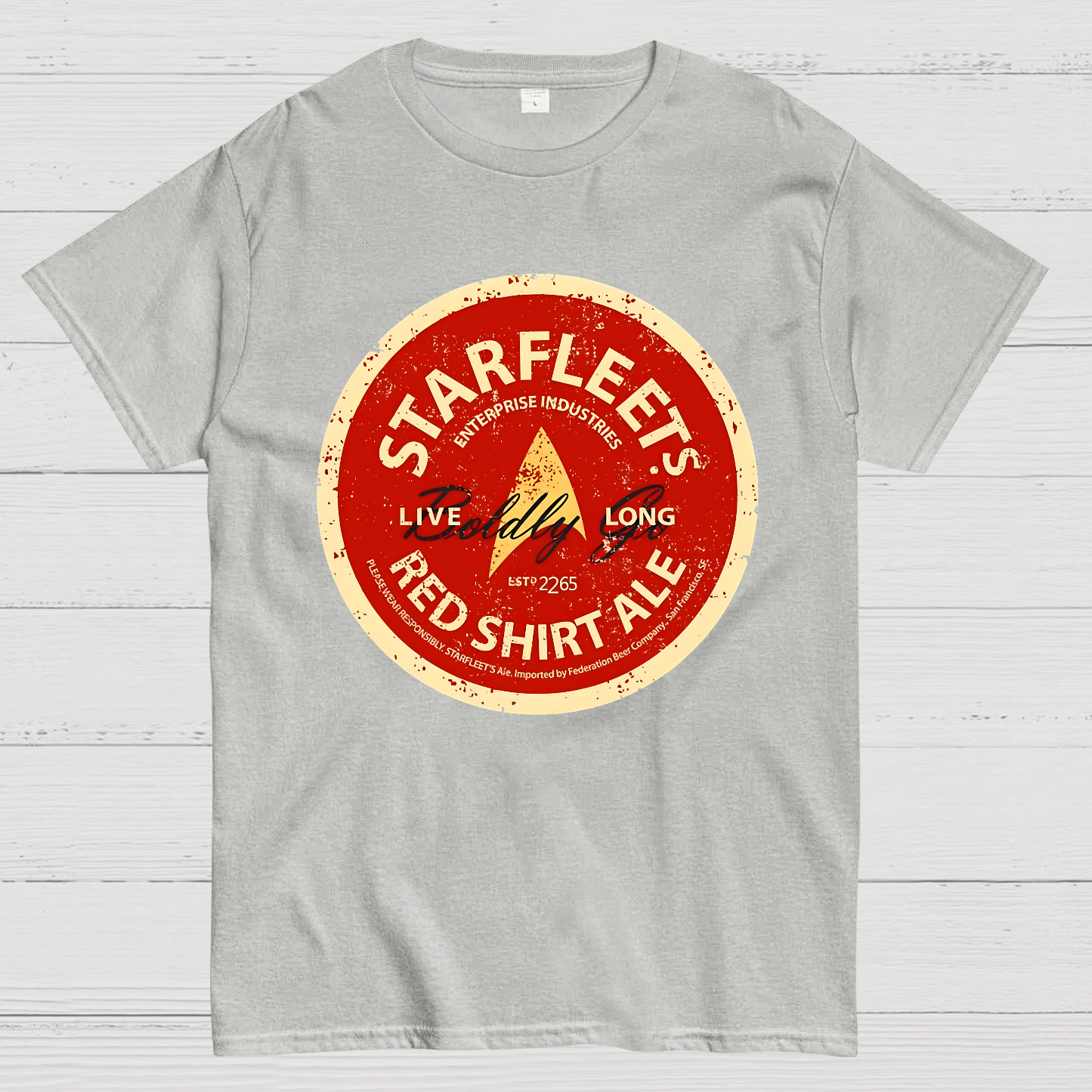 Starfleet's Red Shirt Ale Geek T-Shirt