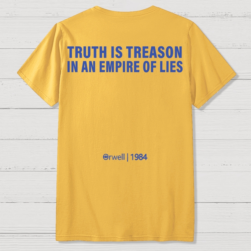 1984 Orwell Front And Back Printing Geek T-Shirt