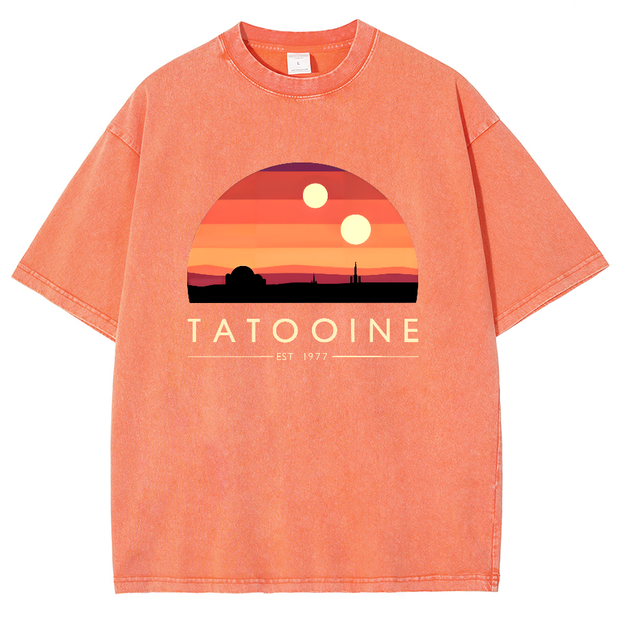 Tatooine Sunset Vintage Distressed T-shirt