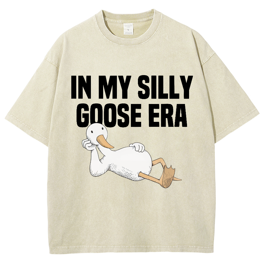 In My Silly Goose Era, Silly Goose Vintage Distressed T-shirt