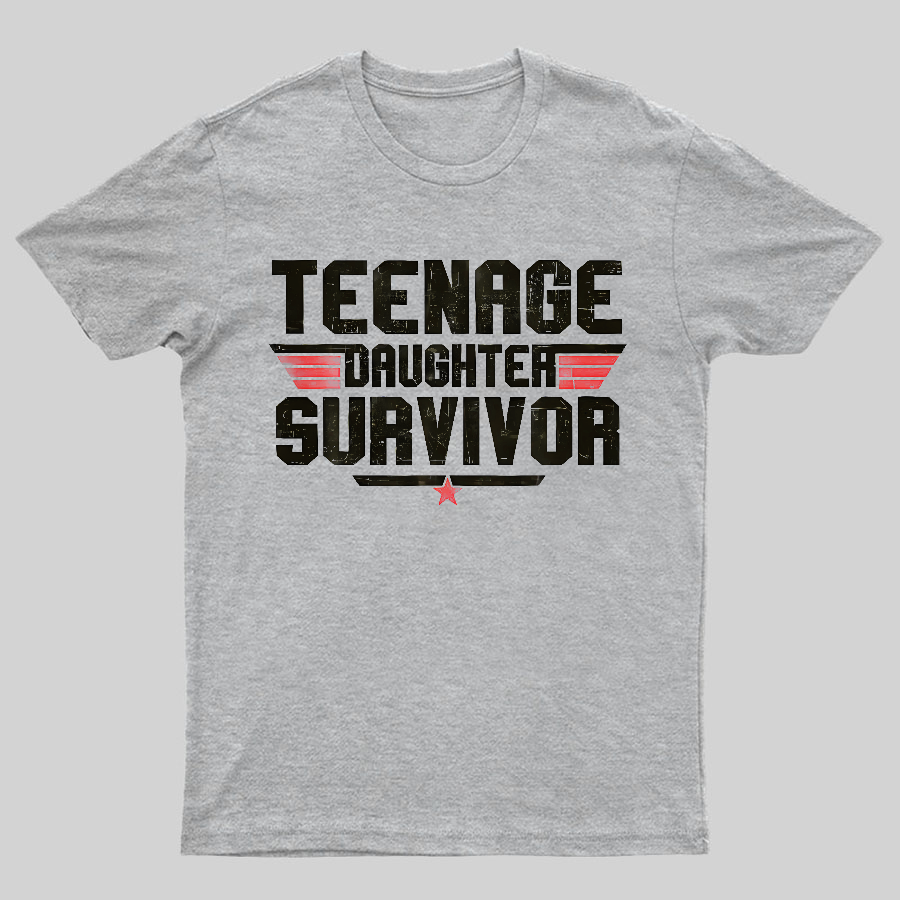 Teenage Daughter Survivor Vintage Geeky T-Shirt