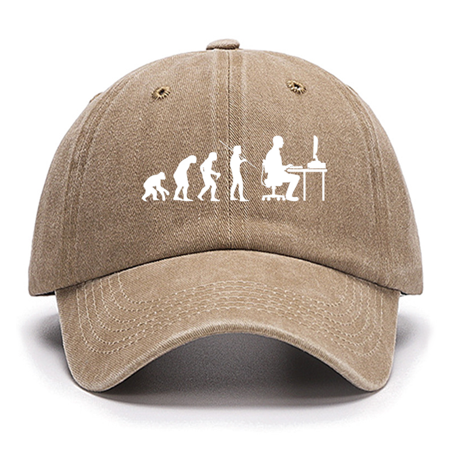 Computer Worker Evolution Hat, programmer Cotton Hat