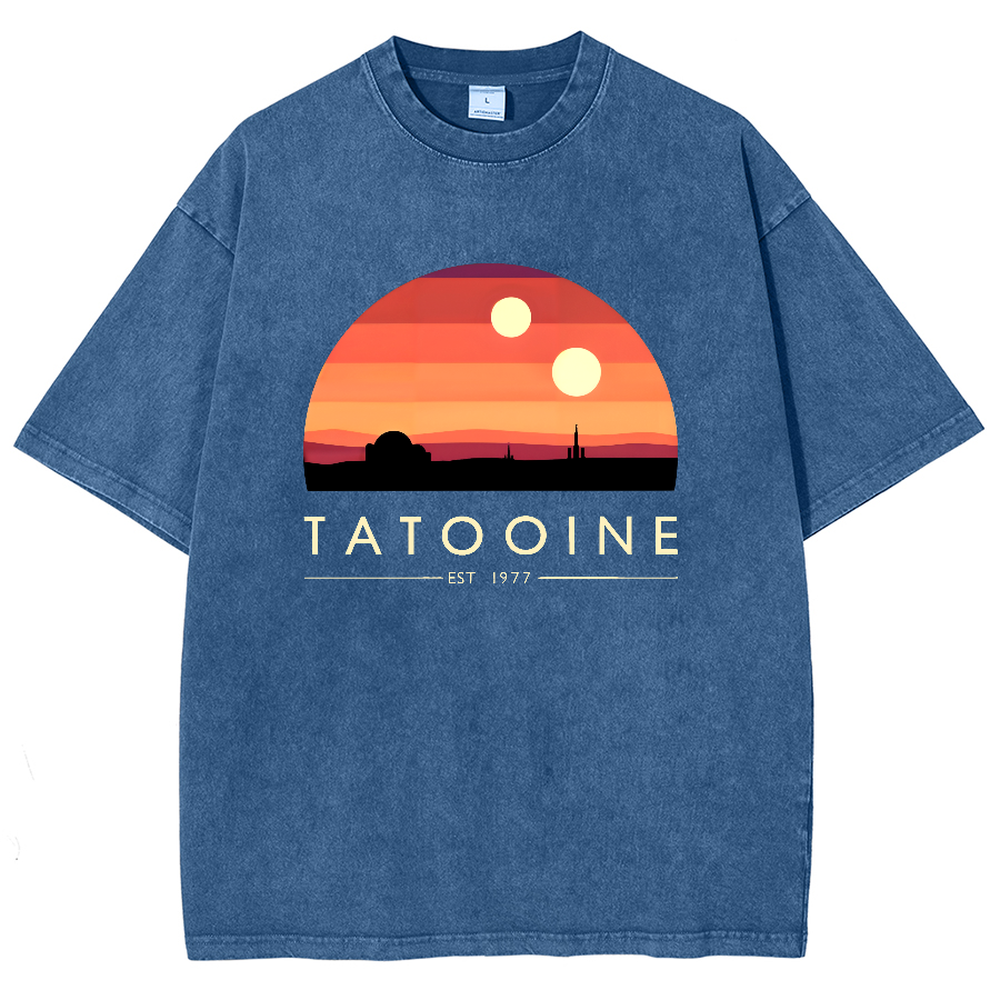Tatooine Sunset Vintage Distressed T-shirt