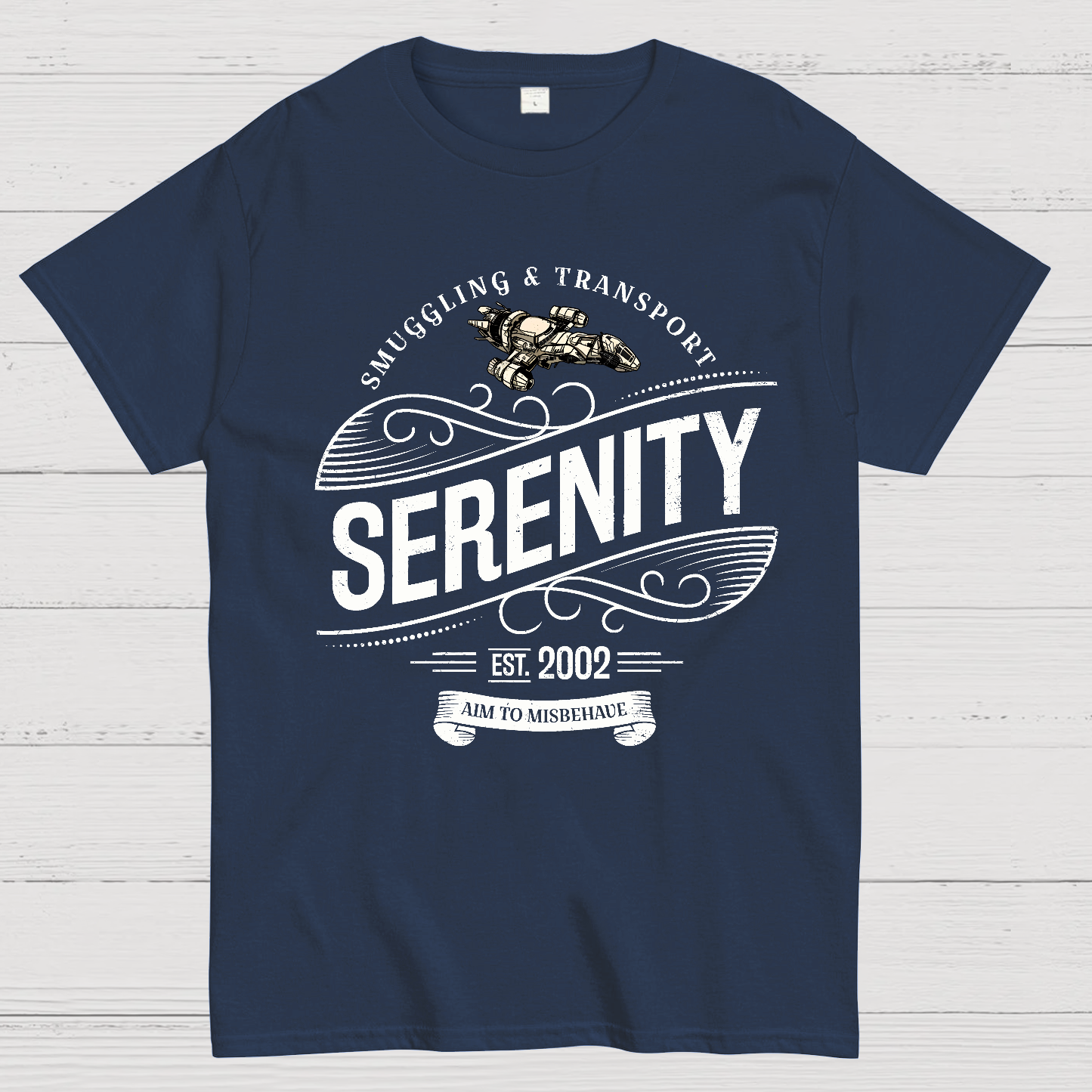 Serenity Smuggling and Transport Nerdy T-Shirt