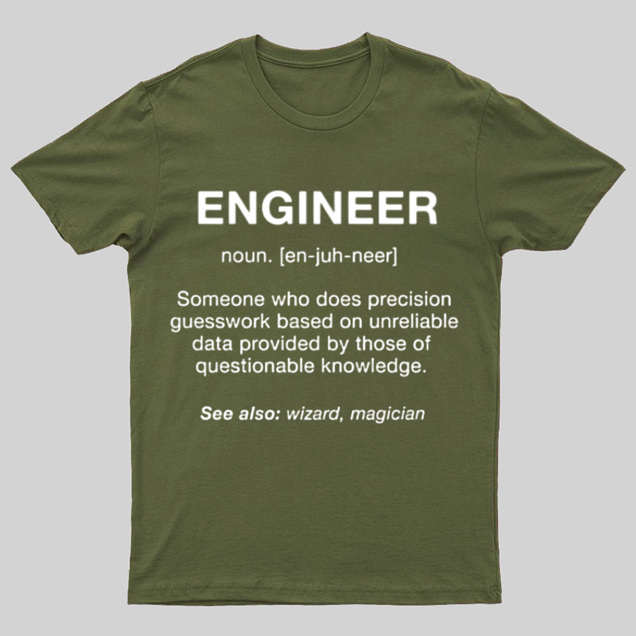 Engineer Noun - Engineering Shirt - Funny Engineer Job Shirt