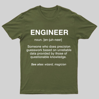 Engineer Noun - Engineering Shirt - Funny Engineer Job Shirt