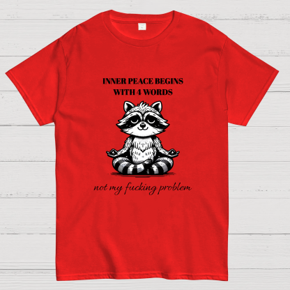 Inner Peace Begins With Four Words , Funny Nerdy T-Shirt