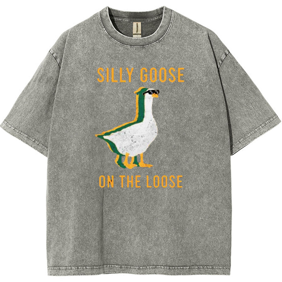 Silly Goose On The Loose Vintage Distressed T-shirt