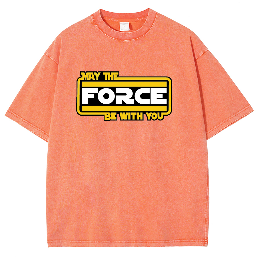 May The Force Be With You Vintage Distressed T-shirt
