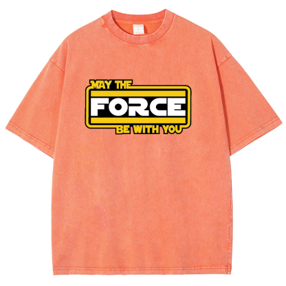 May The Force Be With You Vintage Distressed T-shirt