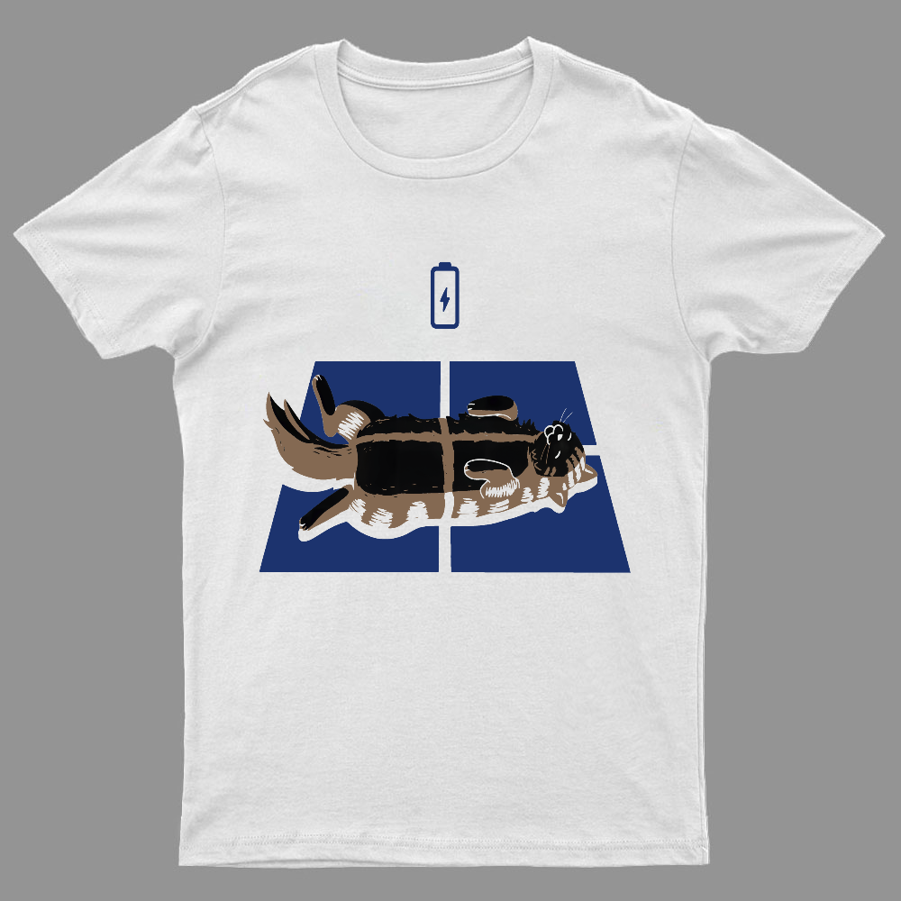 Solar Charging Nerdy T-Shirt