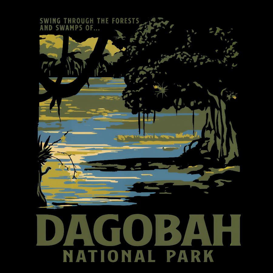Dagobah National Park Geeky T-Shirt