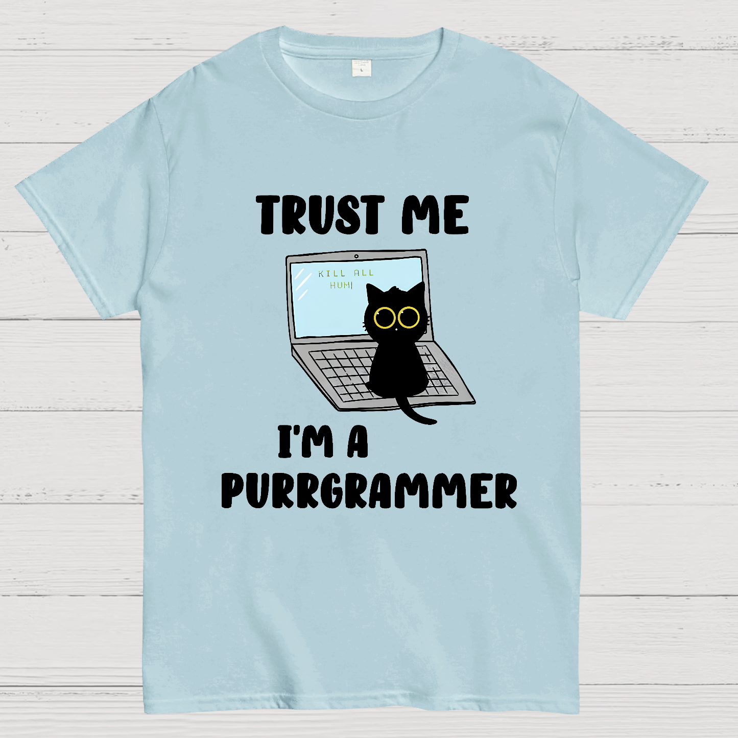 I'm A Purrgrammer Funny Cat Nerdy T-Shirt