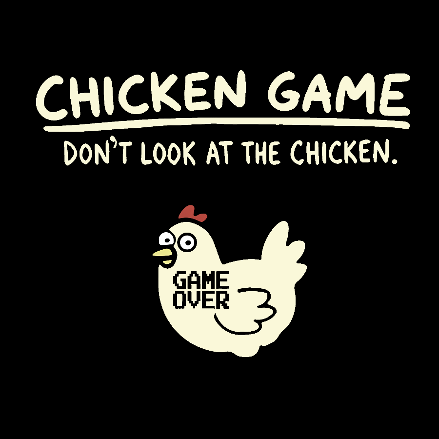 Chicken Game Geeky T-Shirt