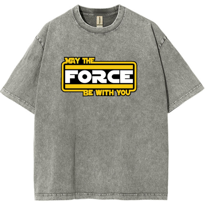May The Force Be With You Vintage Distressed T-shirt