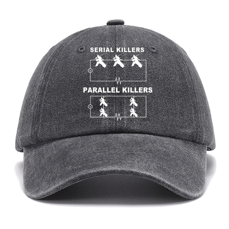 Serial Killers VS Parallel Killers Circuit Diagram Geek Science Cotton Hat