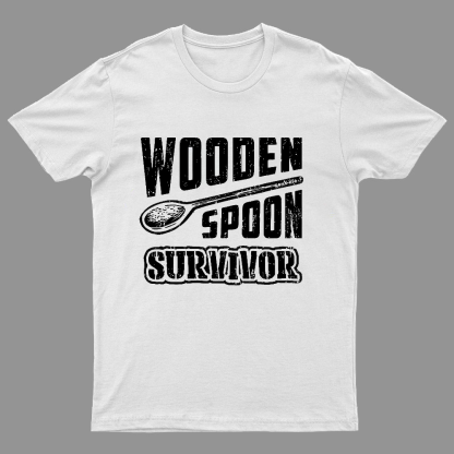 Wooden Spoon Survivor Geeky T-Shirt