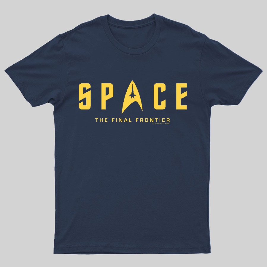 SPACE The Final Frontier Geeky T-Shirt