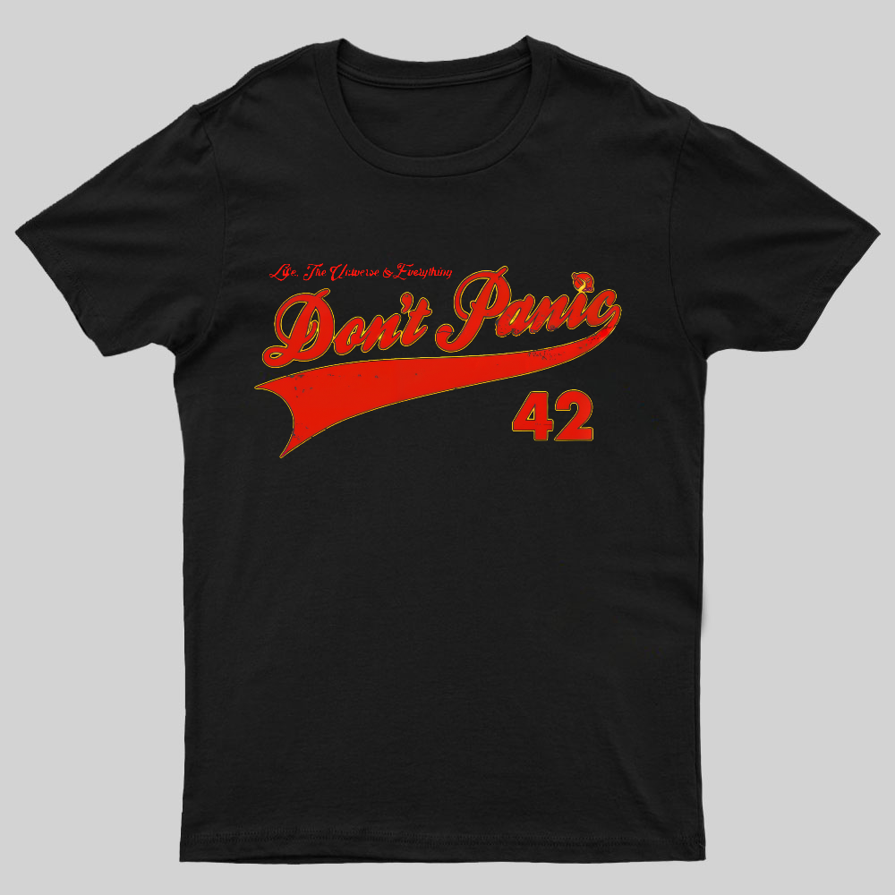 Dont Panic Geeky T-Shirt