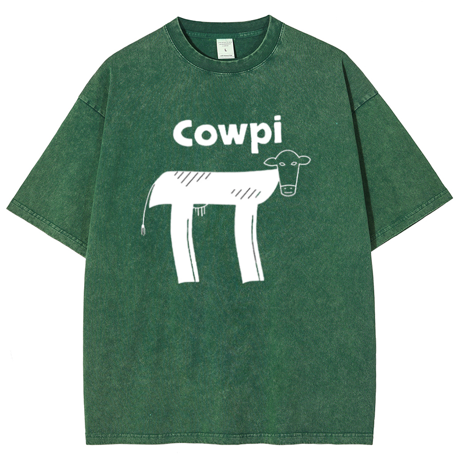 Cowpi Funny Geek Vintage Distressed T-shirt