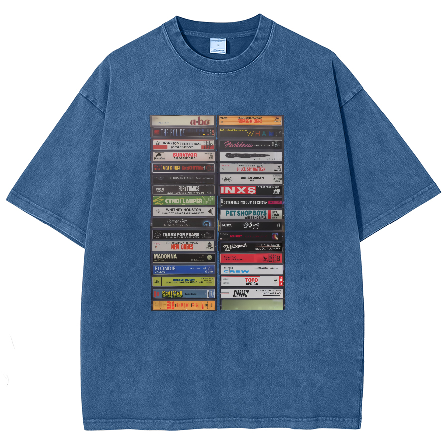 Classic Cassette Tape Vintage Distressed T-shirt