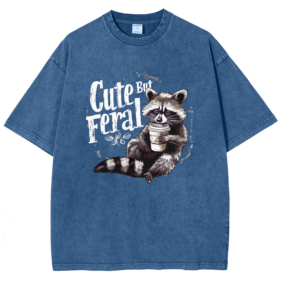 Cute But Feral Vintage Distressed T-shirt